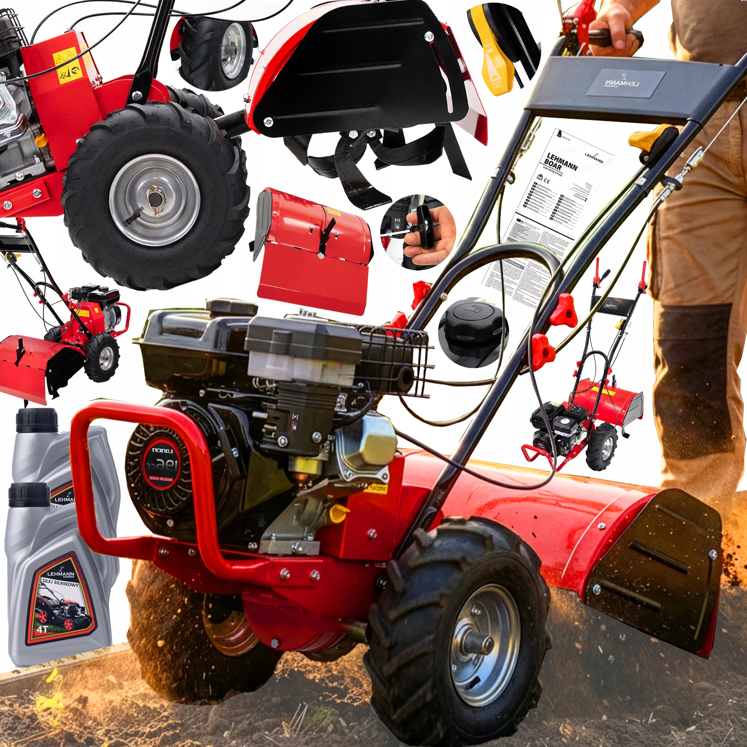 Kultivátor Lehmann 48 cm 4100 W 5,5 HP